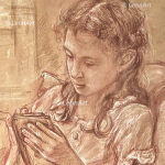 portrait sketch
fragment
tinted paper,pastel