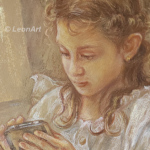 portrait&nbsp; fragment
tinted paper, pastel